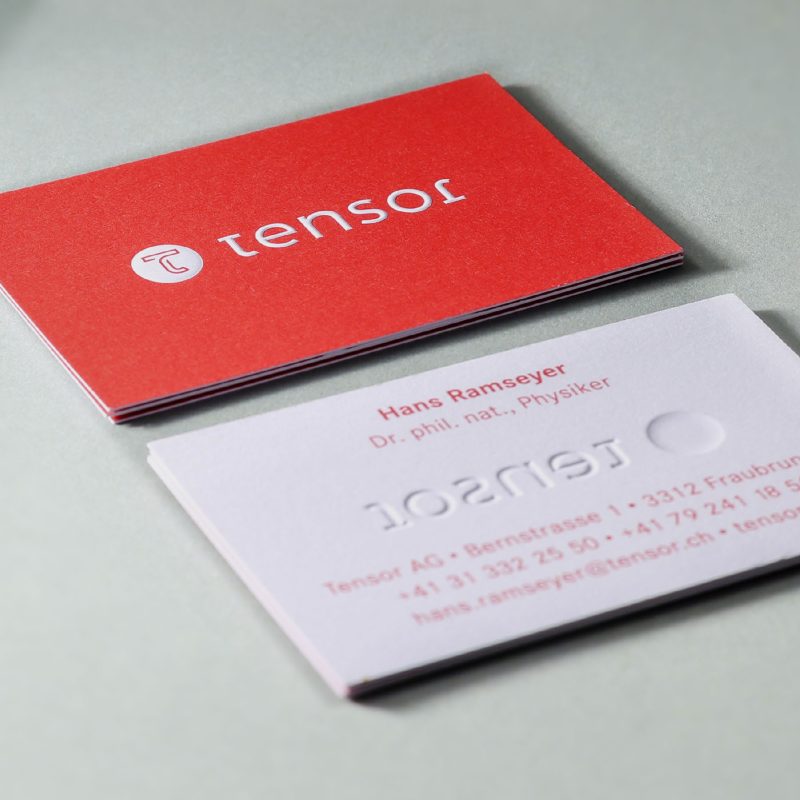 Tensor Corporate Design 03 MHG Bern / Grafikdesign