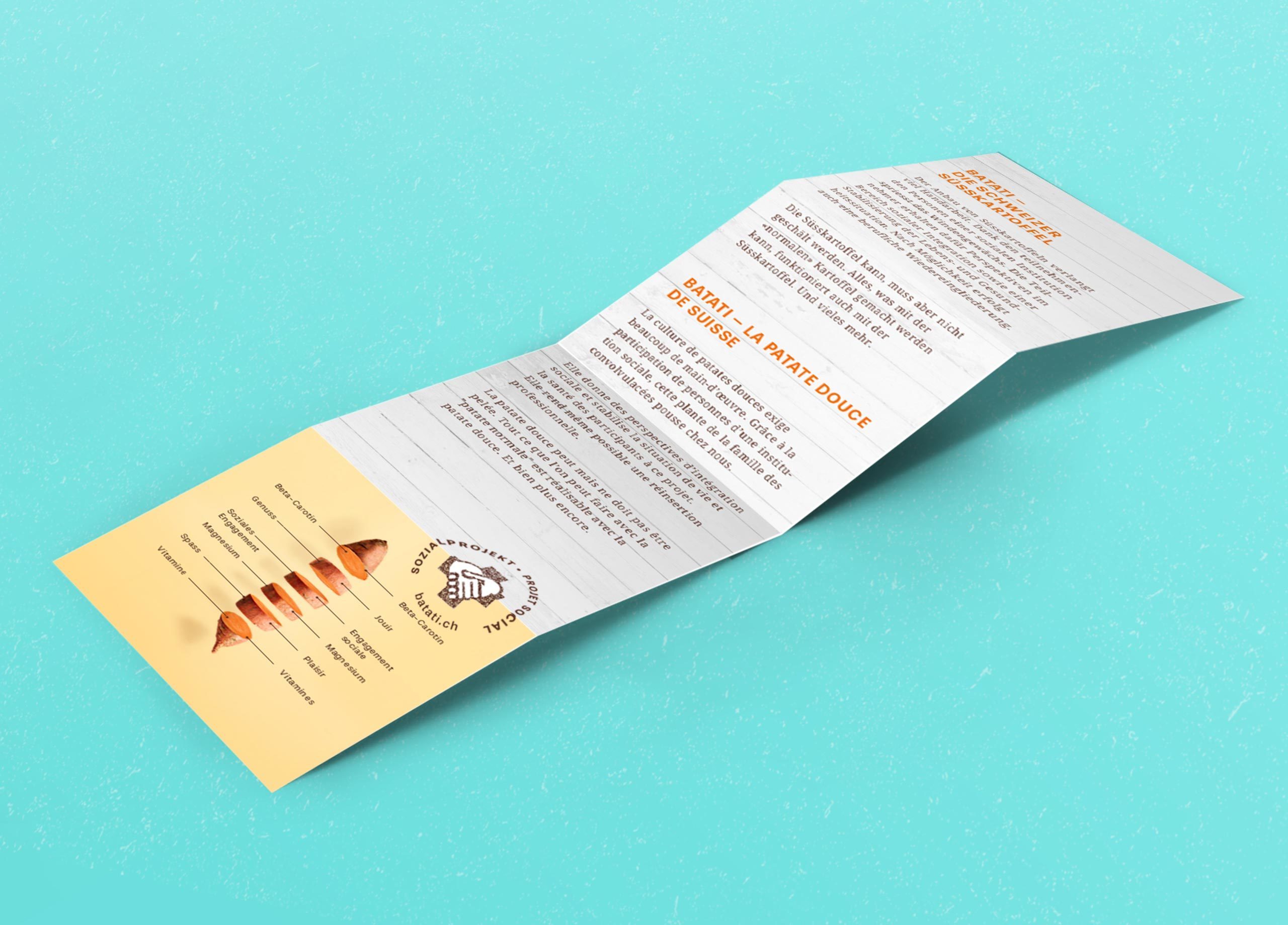 Batati Leporello Verso MHG Bern / Grafikdesign