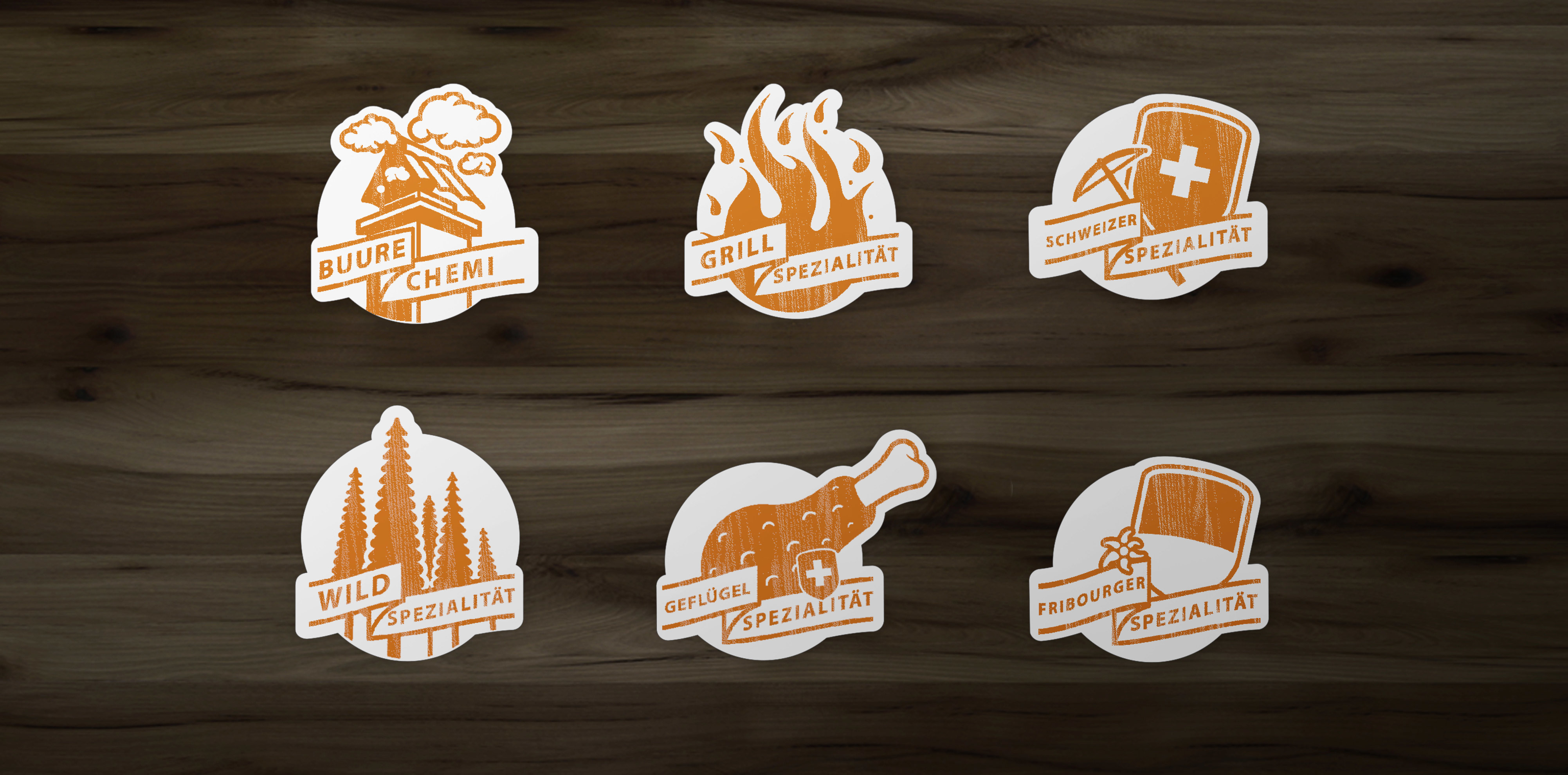 Fleisch Brau Piktogramme 03 MHG Bern / Grafikdesign
