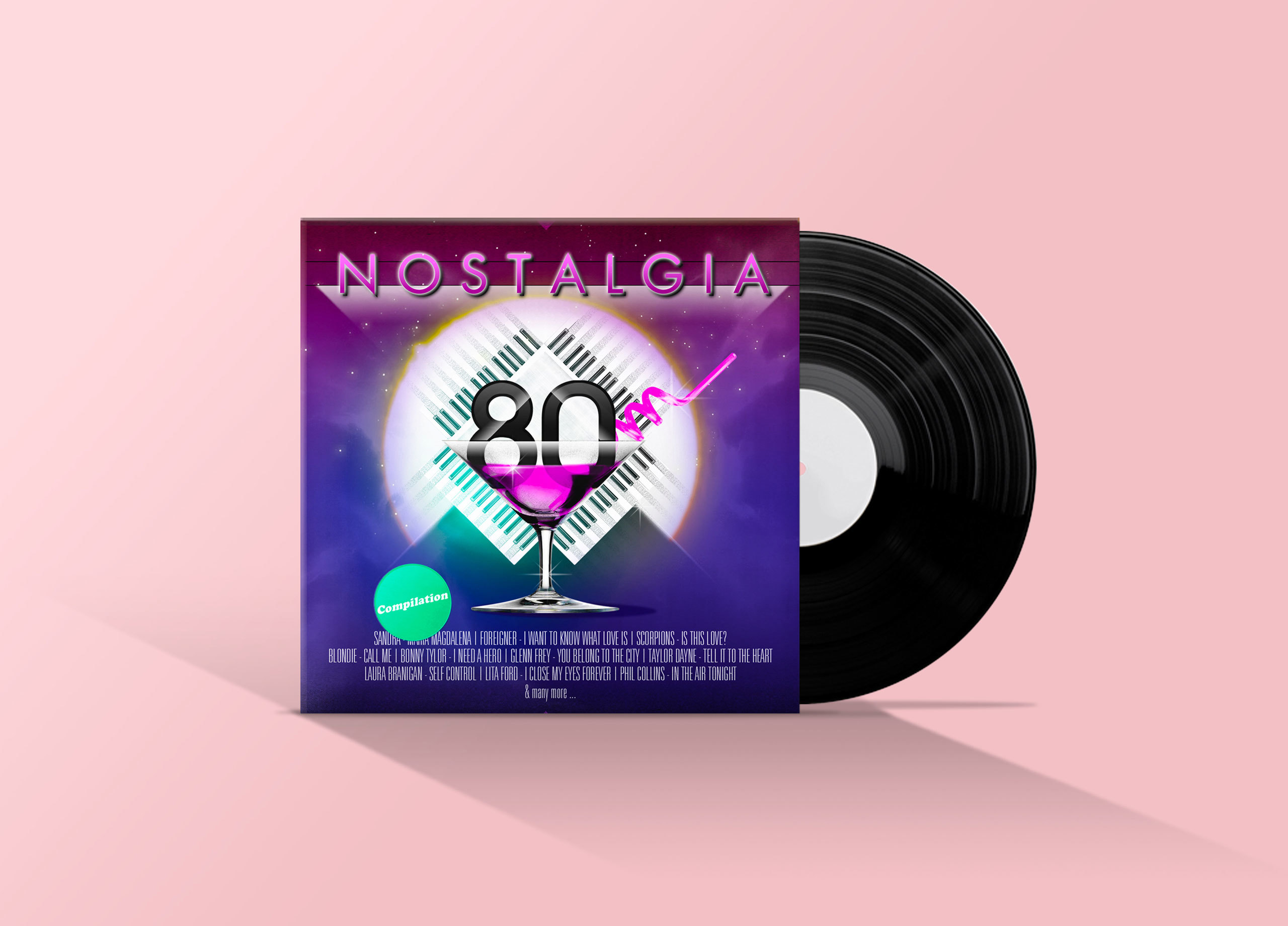 Nostalgia Cover Vinyl MHG Bern / Grafikdesign