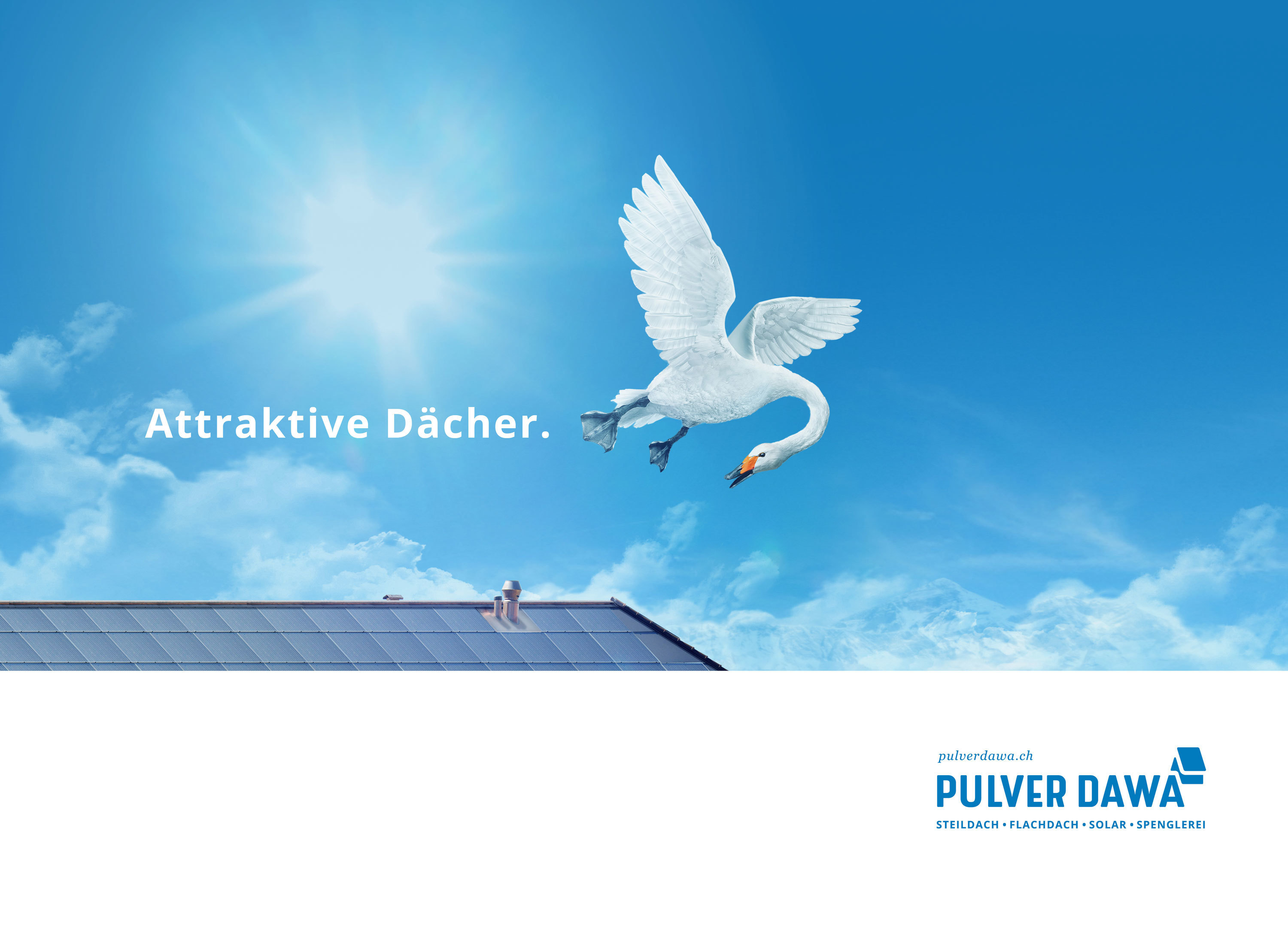 Pulverdawa Werbung MHG Bern / Grafikdesign