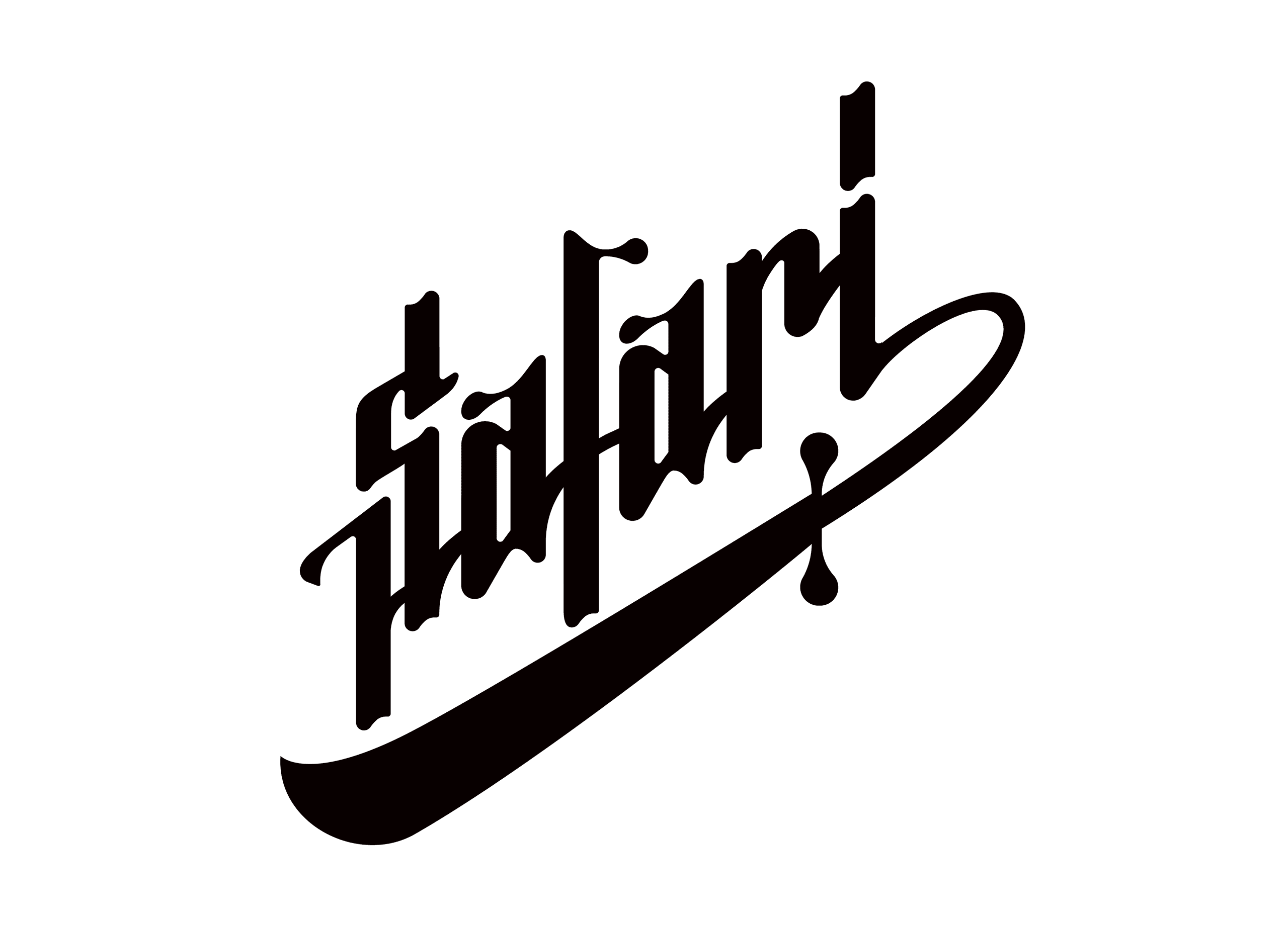 Safari Clothing Buschmesser MHG Bern / Grafikdesign