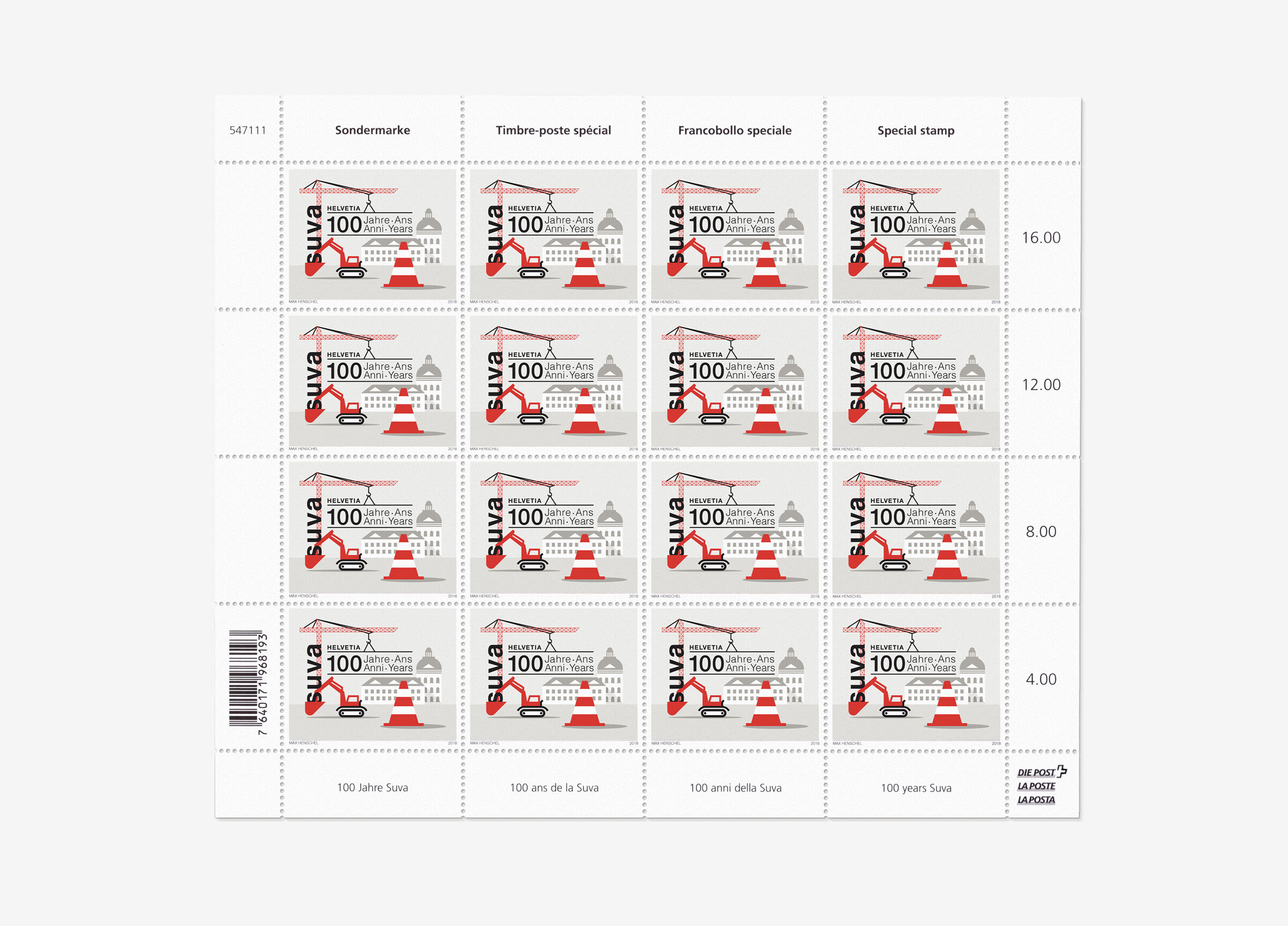 Suva Markendesign Maxhenschel 03 01 MHG Bern / Grafikdesign