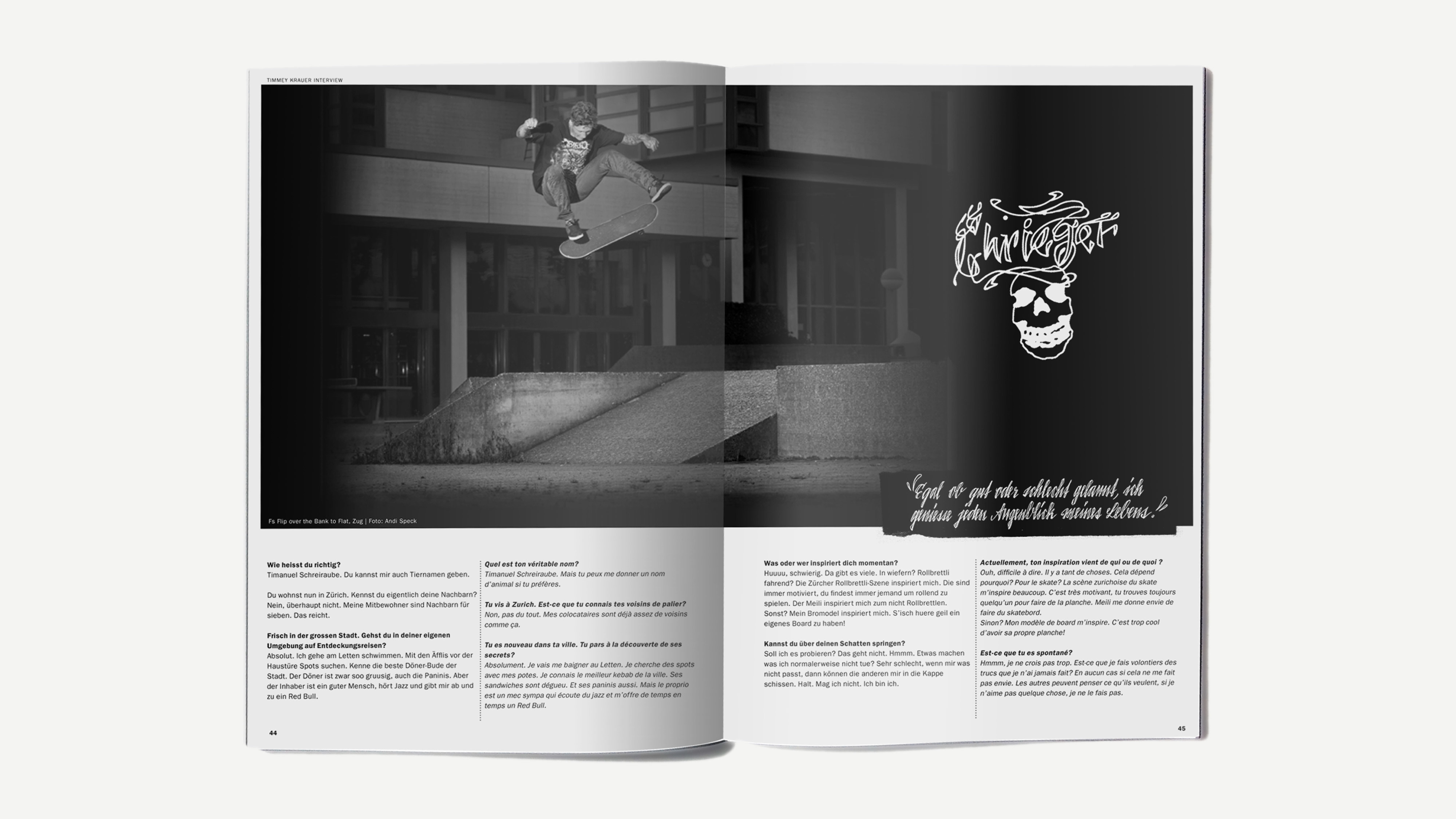 White Out Editorial 07 MHG Bern / Grafikdesign