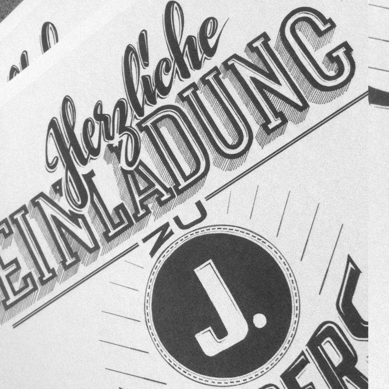 Jespers Einladung 04 MHG Bern / Grafikdesign