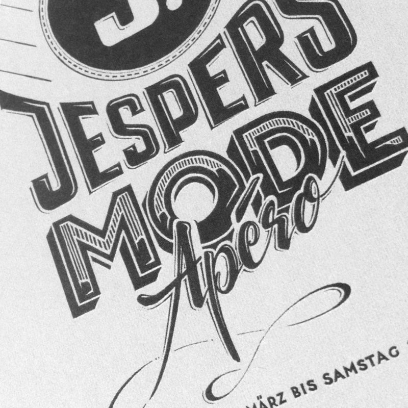 Jespers Einladung 05 MHG Bern / Grafikdesign