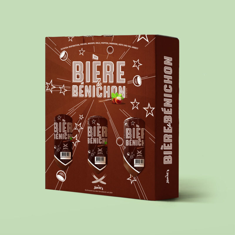 Juschts Bieredebenichon 3Er Pack MHG Bern / Grafikdesign