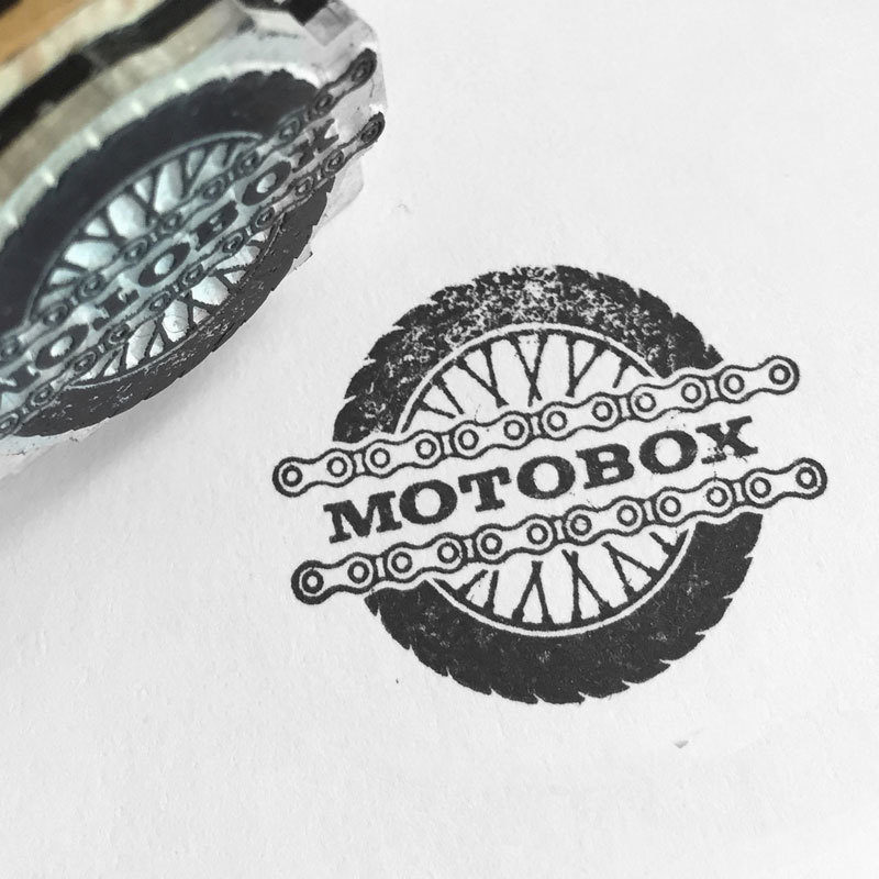 Moto Box Stamp MHG Bern / Grafikdesign