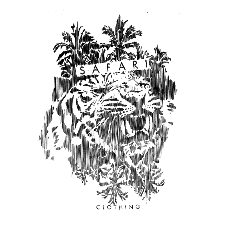 Safari Clothing Tigerbusch MHG Bern / Grafikdesign