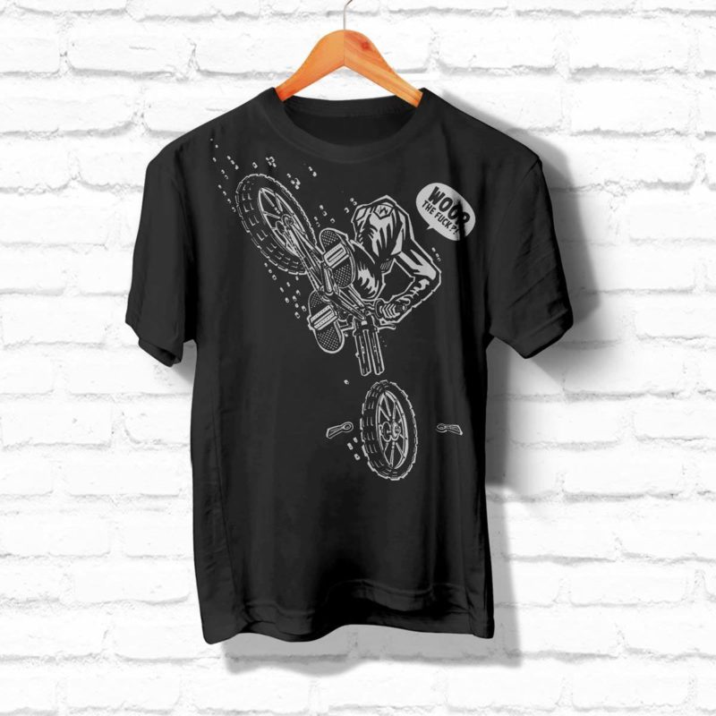 Woop Prod Illustration Biker Shirt MHG Bern / Grafikdesign