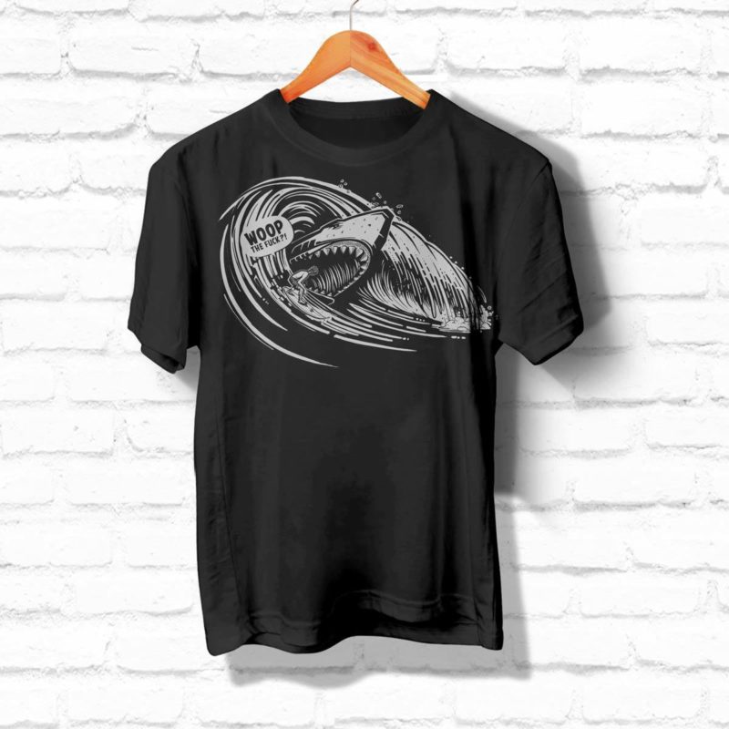 Woop Prod Illustration Surfer Shirt MHG Bern / Grafikdesign